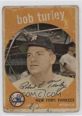 1959 Topps - [Base] - Venezuelan #60 - Bob Turley [Poor to Fair]
