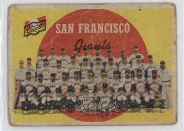1959 Topps - [Base] - Venezuelan #69 - Second Series Checklist - San Francisco Giants [Poor to Fair]
