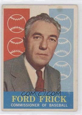 1959 Topps - [Base] #1 - Ford Frick [Good to VG‑EX]