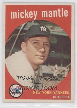 1959 Topps - [Base] #10 - Mickey Mantle