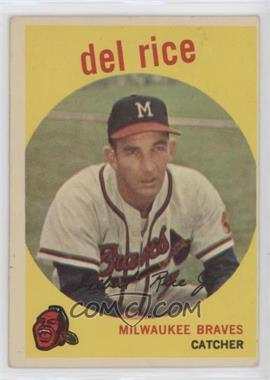 1959 Topps - [Base] #104 - Del Rice