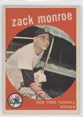 1959 Topps - [Base] #108 - Zach Monroe [Good to VG‑EX]