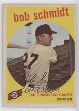 1959 Topps - [Base] #109 - Bob Schmidt