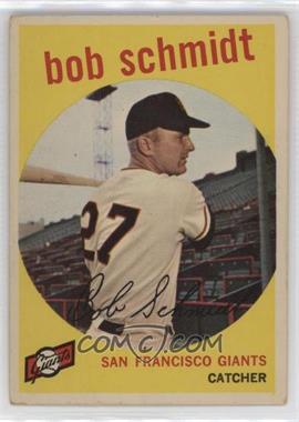 1959 Topps - [Base] #109 - Bob Schmidt