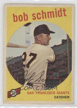 1959 Topps - [Base] #109 - Bob Schmidt