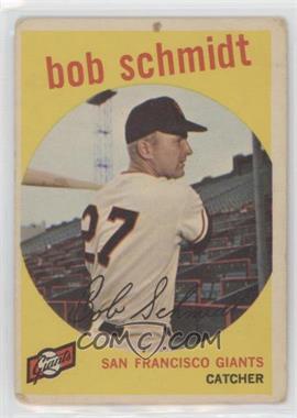 1959 Topps - [Base] #109 - Bob Schmidt [Poor to Fair]
