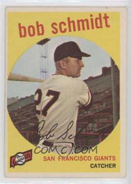 1959 Topps - [Base] #109 - Bob Schmidt