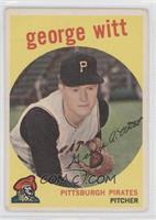 George Witt [Good to VG‑EX]