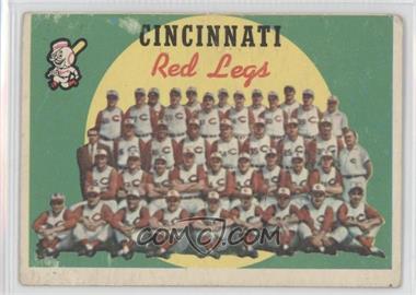 1959 Topps - [Base] #111 - Second Series Checklist - Cincinnati Red Legs [Good to VG‑EX]
