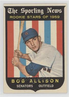 1959 Topps - [Base] #116 - Sporting News Rookie Stars - Bob Allison [Altered]
