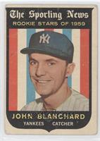 Sporting News Rookie Stars - Johnny Blanchard [Good to VG‑EX]