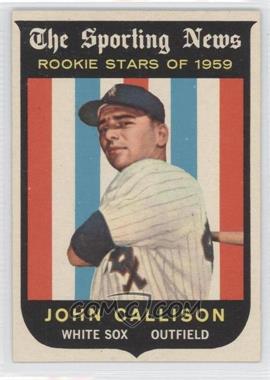 1959 Topps - [Base] #119 - Sporting News Rookie Stars - Johnny Callison