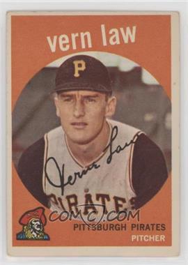 1959 Topps - [Base] #12 - Vern Law [Good to VG‑EX]