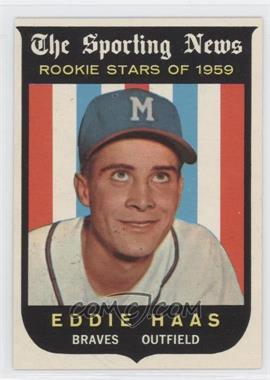 1959 Topps - [Base] #126 - Sporting News Rookie Stars - Eddie Haas