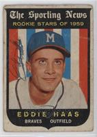 Sporting News Rookie Stars - Eddie Haas [Good to VG‑EX]
