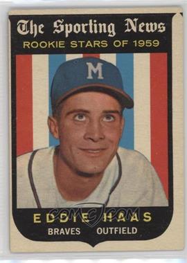 1959 Topps - [Base] #126 - Sporting News Rookie Stars - Eddie Haas