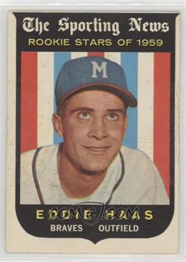 1959 Topps - [Base] #126 - Sporting News Rookie Stars - Eddie Haas
