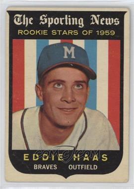 1959 Topps - [Base] #126 - Sporting News Rookie Stars - Eddie Haas