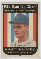 Sporting News Rookie Stars - Kent Hadley [Good to VG‑EX]