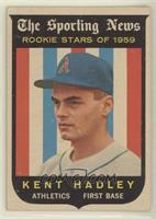 Sporting News Rookie Stars - Kent Hadley [Good to VG‑EX]