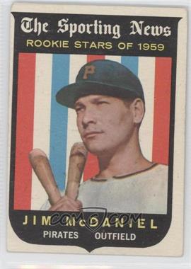 1959 Topps - [Base] #134 - Sporting News Rookie Stars - Jim McDaniel [Good to VG‑EX]