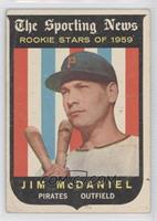 Sporting News Rookie Stars - Jim McDaniel [Good to VG‑EX]