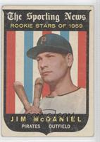 Sporting News Rookie Stars - Jim McDaniel [Good to VG‑EX]