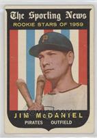 Sporting News Rookie Stars - Jim McDaniel [Good to VG‑EX]