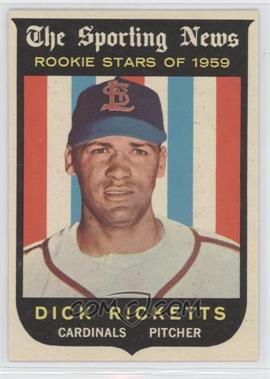 1959 Topps - [Base] #137 - Sporting News Rookie Stars - Dick Ricketts