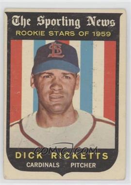 1959 Topps - [Base] #137 - Sporting News Rookie Stars - Dick Ricketts [Good to VG‑EX]