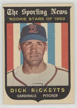 1959 Topps - [Base] #137 - Sporting News Rookie Stars - Dick Ricketts [Good to VG‑EX]