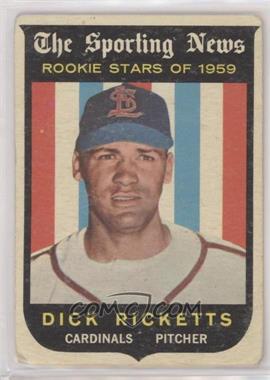 1959 Topps - [Base] #137 - Sporting News Rookie Stars - Dick Ricketts [Good to VG‑EX]