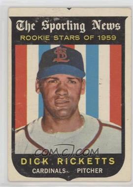 1959 Topps - [Base] #137 - Sporting News Rookie Stars - Dick Ricketts [Good to VG‑EX]