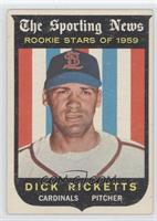 Sporting News Rookie Stars - Dick Ricketts [Good to VG‑EX]