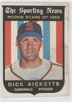 Sporting News Rookie Stars - Dick Ricketts [Noted]