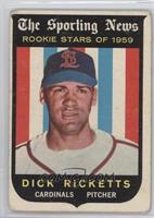 Sporting News Rookie Stars - Dick Ricketts [COMC RCR Poor]