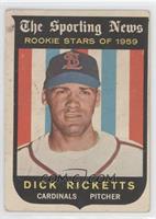 Sporting News Rookie Stars - Dick Ricketts [Good to VG‑EX]