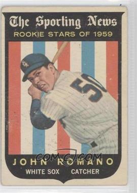 1959 Topps - [Base] #138 - Sporting News Rookie Stars - Johnny Romano [Good to VG‑EX]