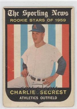 1959 Topps - [Base] #140 - Sporting News Rookie Stars - Charlie Secrest [Good to VG‑EX]