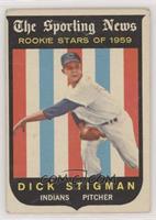 Sporting News Rookie Stars - Dick Stigman [Poor to Fair]
