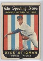 Sporting News Rookie Stars - Dick Stigman [Poor to Fair]