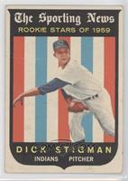 Sporting News Rookie Stars - Dick Stigman [COMC RCR Poor]
