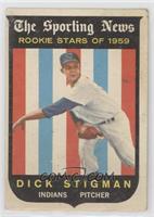 Sporting News Rookie Stars - Dick Stigman [Good to VG‑EX]