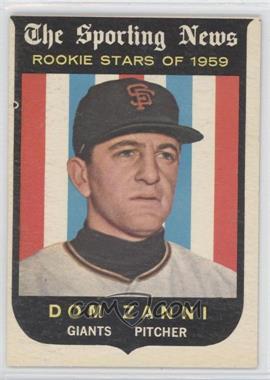 1959 Topps - [Base] #145 - Sporting News Rookie Stars - Dom Zanni