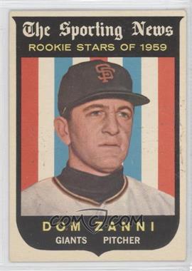 1959 Topps - [Base] #145 - Sporting News Rookie Stars - Dom Zanni [Good to VG‑EX]