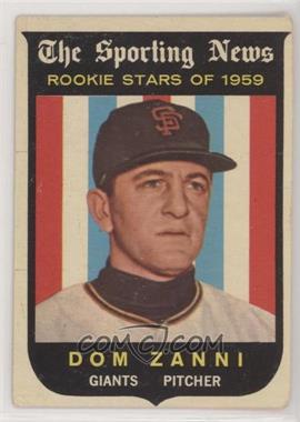 1959 Topps - [Base] #145 - Sporting News Rookie Stars - Dom Zanni [Good to VG‑EX]