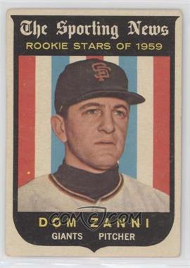 1959 Topps - [Base] #145 - Sporting News Rookie Stars - Dom Zanni [Good to VG‑EX]