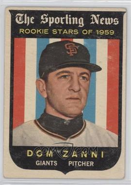 1959 Topps - [Base] #145 - Sporting News Rookie Stars - Dom Zanni [Good to VG‑EX]