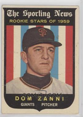 1959 Topps - [Base] #145 - Sporting News Rookie Stars - Dom Zanni [Good to VG‑EX]