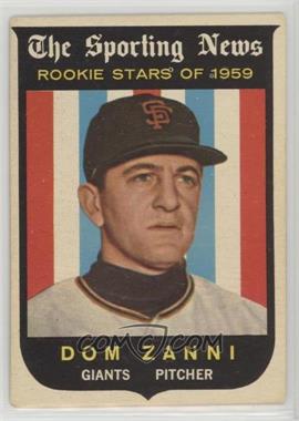 1959 Topps - [Base] #145 - Sporting News Rookie Stars - Dom Zanni [Good to VG‑EX]